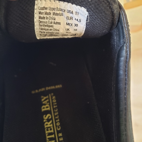 Hunters Bay Black Cap Toe oxford Derby Leather Men's Dress Shoes  Stylish - Picture 10 of 10